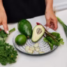 Fresh whole foods plate Saúde e Bem-estar